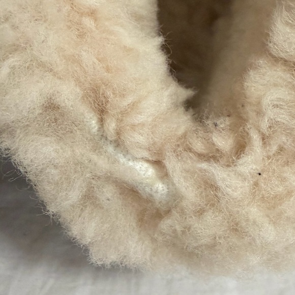 Ugg Classic Mini fluff shearling ankle boots tan suede Leather size 8 - Picture 6 of 13